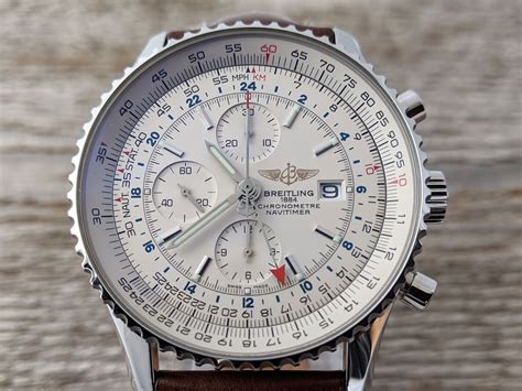 breitling navitimer white strap band